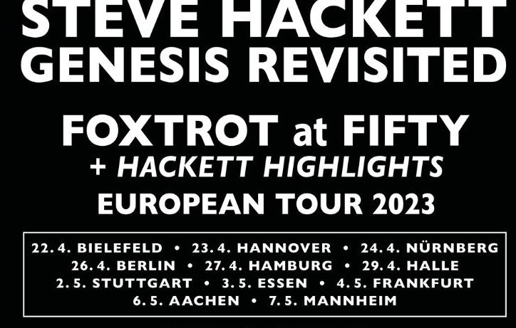 News: Steve Hackett auf Tour 2023 und dabei am 23.04. im Theater am Aegi, Hannover