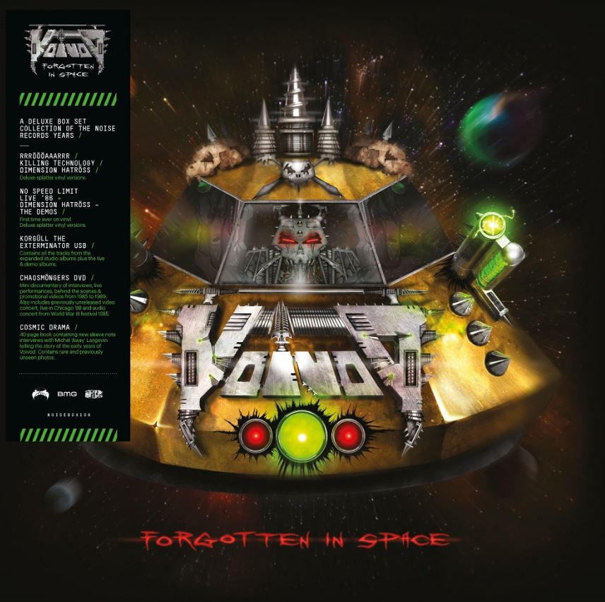News: VOIVOD kündigen ein einzigartiges Facebook/Instagram Filter Game an, um das bald erscheinende ‘Forgotten In Space’ Deluxe Box Set zu feiern.