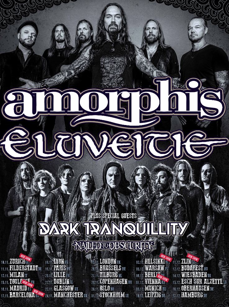 News Neue Tourdaten für die AMORPHIS & ELUVEITIE Tour 2022, spezielle