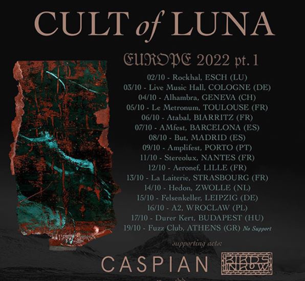 news: Cult of Luna Europatour beginnt Anfang Oktober!