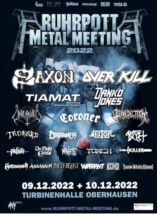 news: Ruhrpott Metal Meeting 2022 – letzte Bandankündigungen und finales Line-Up!