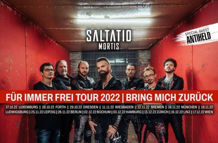 news: Saltatio Mortis – „Für immer frei“-Tour 2022 startet am 27.10.