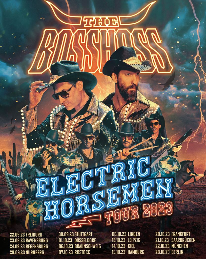 news: The BossHoss – neues Album „Electric Horsemen“ im kommenden Frühjahr, große Tournee im Herbst 2023.