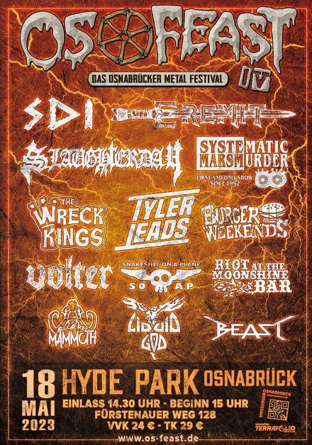 news: OS-Feast IV am 18.05.2023 – die ersten Bands stehen fest!