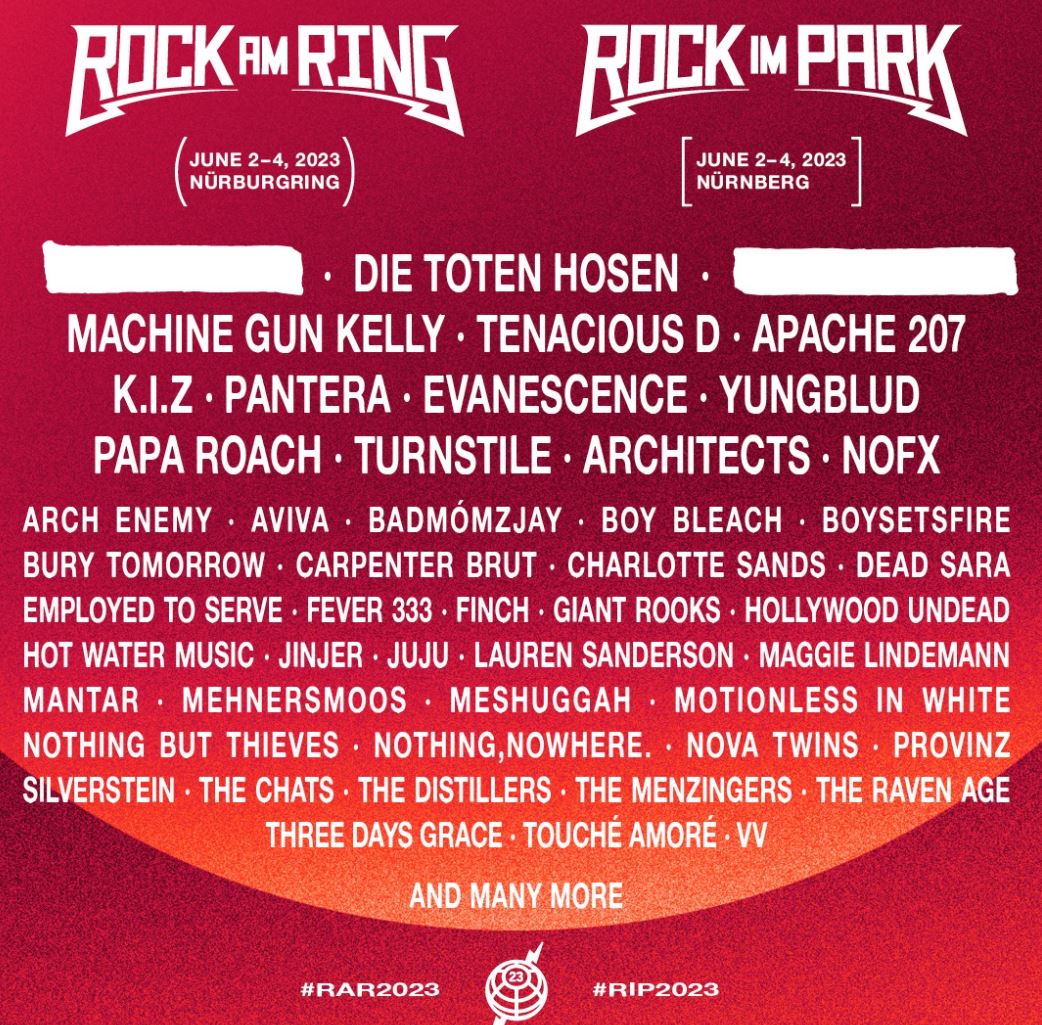 news: Rock am Ring/Rock im Park 2023 – die ersten Bands stehen fest! Tickets ab sofort verfügbar