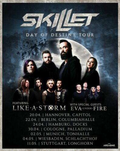 skillet tour deutschland 2023