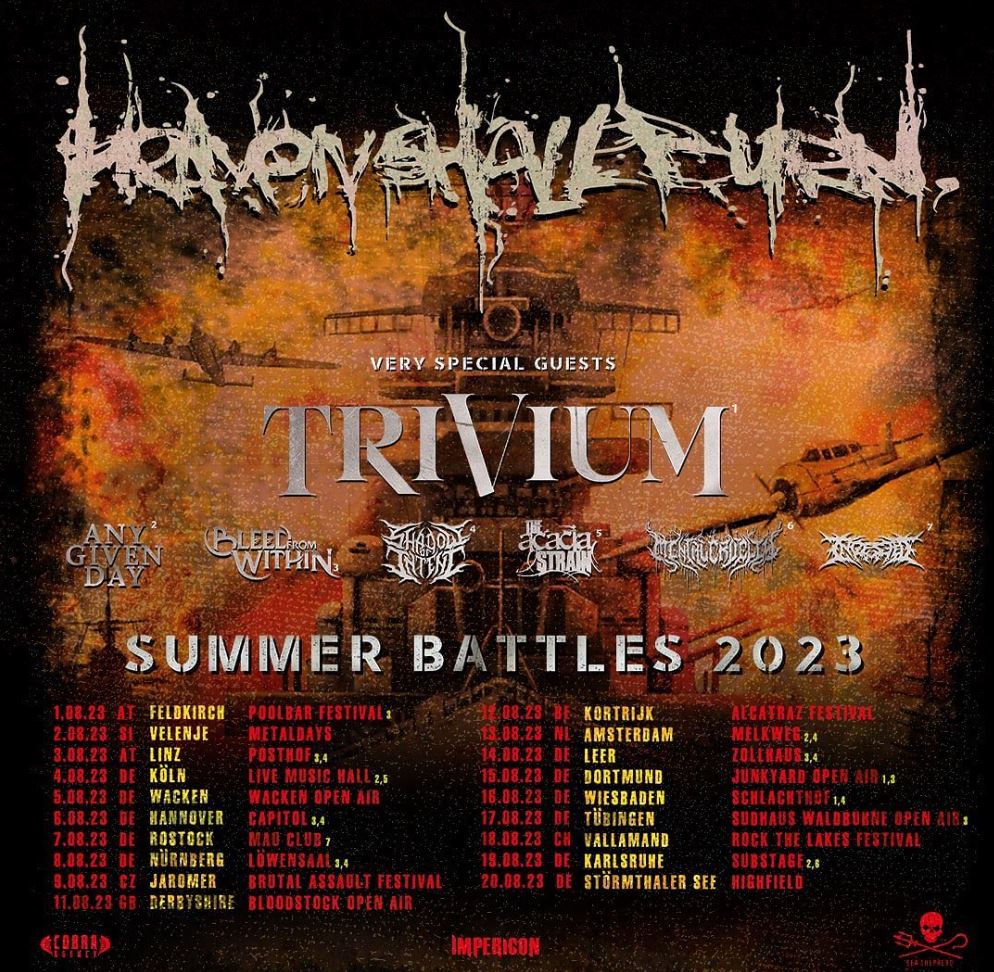 news: Heaven Shall Burn – Summer Battles Tour 2023