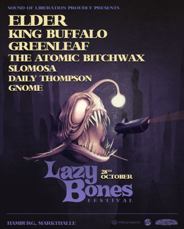 news: Das LAZY BONES FEST in Hamburg bestätigt ELDER, KING BUFFALO, GREENLEAF, SLOMOSA und viele weitere für 2023