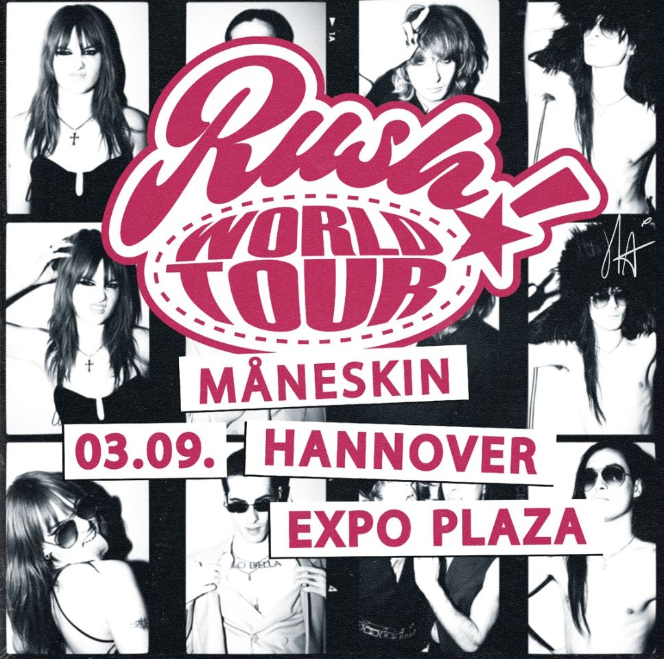 news: Måneskin am 03.09.23 in Hannover, auf dem Expo Plaza