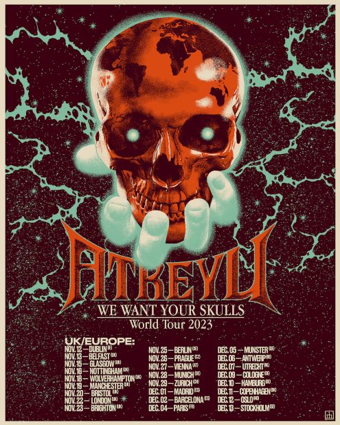 news: ATREYU – announce NOV/ DEC 2023 Europe-Headline-Tour!