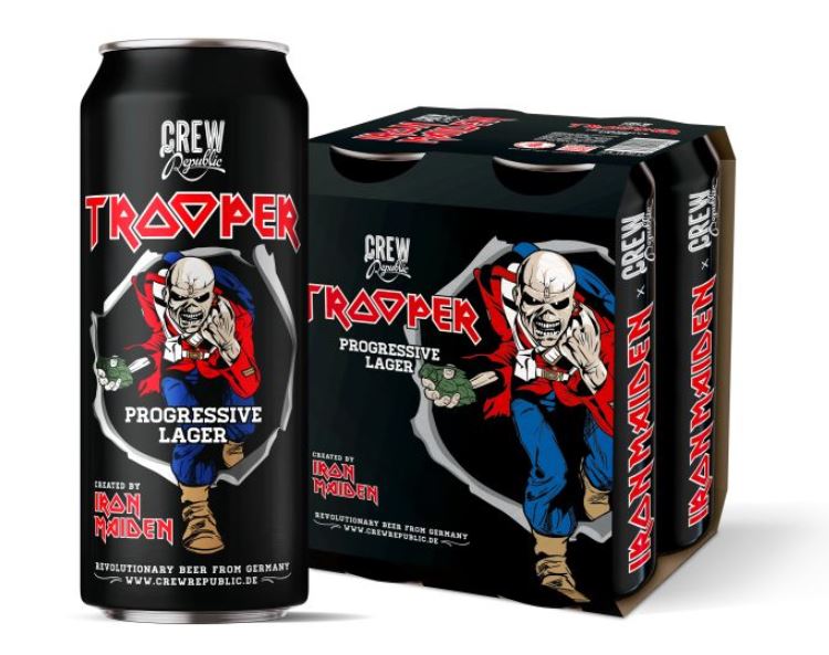 news: IRON MAIDEN x CREW Republic: Eigene Version des TROOPER-Biers für Deutschland angekündigt