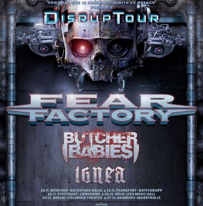 news: FEAR FACTORY – Industrial-Metal-Könige auf Tour in Deutschland!