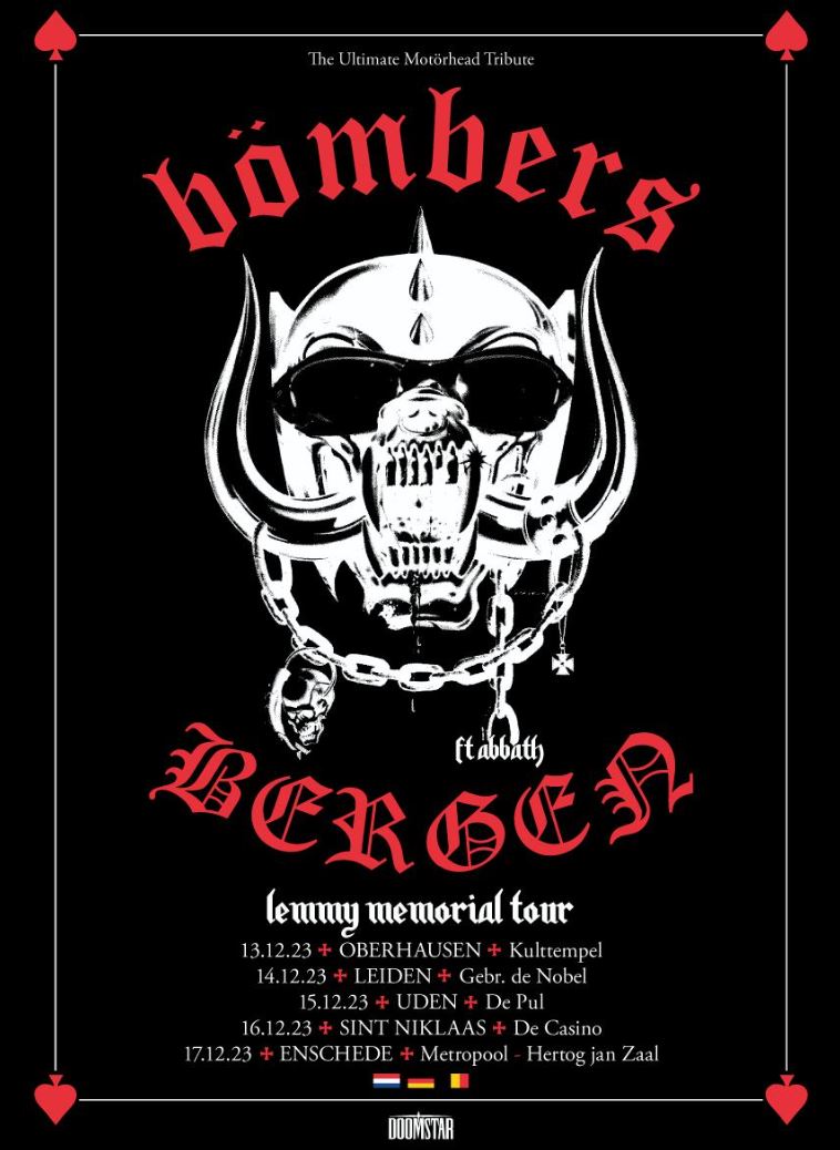 news: BÖMBERS auf „Lemmy Memorial“-Tour im Dezember 2023
