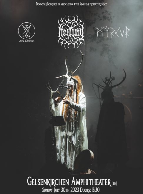 news: HEILUNG, ZEAL & ARDOR, MYRKUR spielen am 30.07.23 exklusive Open Air Show in Gelsenkirchen