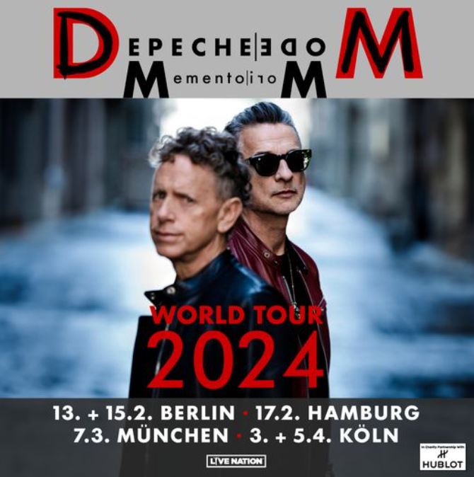 news DEPECHE MODE "Memento Mori World Tour"2025 weitere Termine in