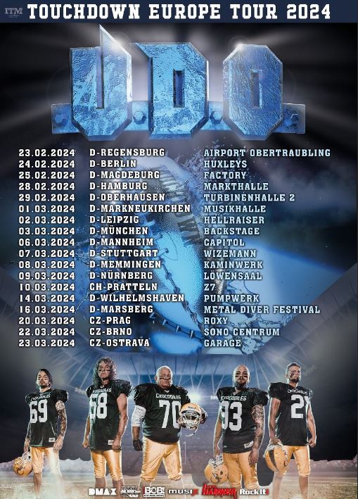 news: U.D.O. präsentieren Lyricvideo zu ‚Fight For The Right‘-Track; neues Album „Touchdown“, Tourdaten bekannt