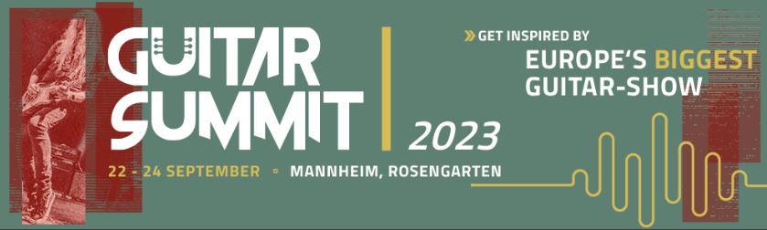 news: GUITAR SUMMIT 2023 – Das Line-Up für die ultimative Gitarrenparty steht! Event vom 22. bis 24.09.23