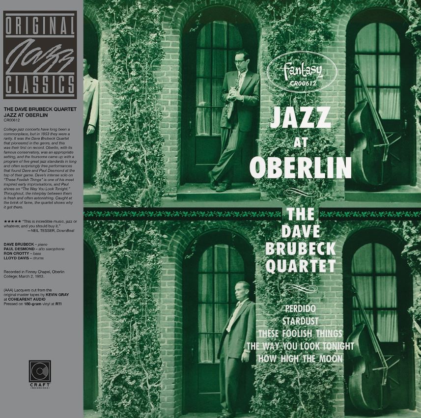 news: Die Original Jazz Classics-Serie wird am 10.11. mit der VÖ von The Dave Brubeck Quartett: „Jazz At Oberlin“ als audiophiles 1LP-Set fortgesetzt