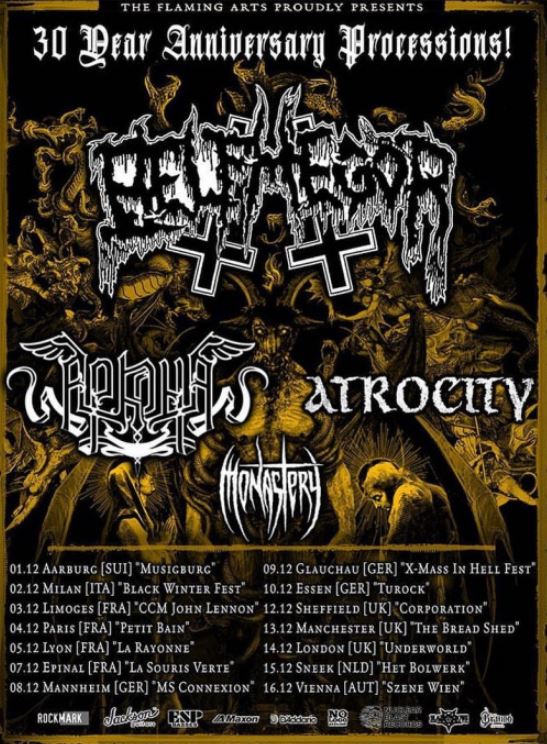 news: ATROCITY To Kick Off European Tour With BELPHEGOR, ARKONA and MONASTERY