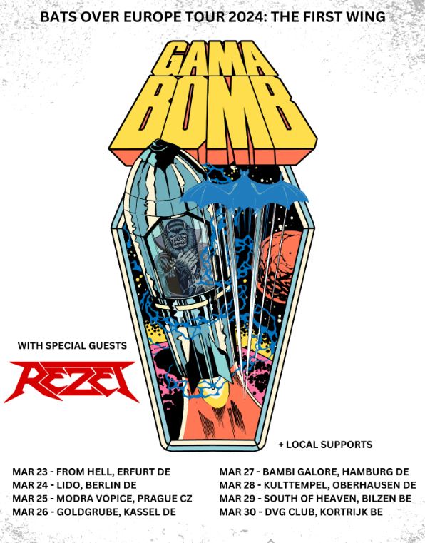 news: REZET on Tour with GAMA BOMB in 2024