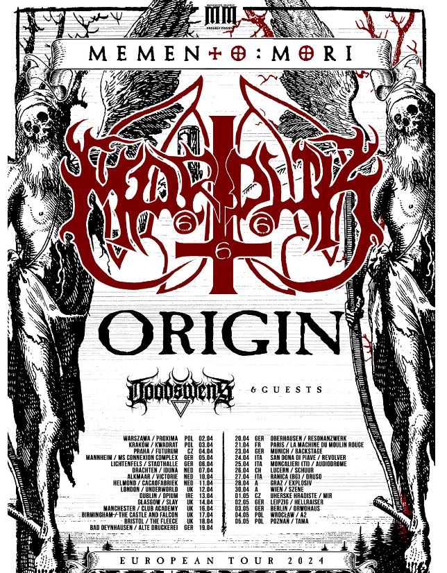 news: MARDUK – Origin – Doodswens „Memento Mori Tour 2024“