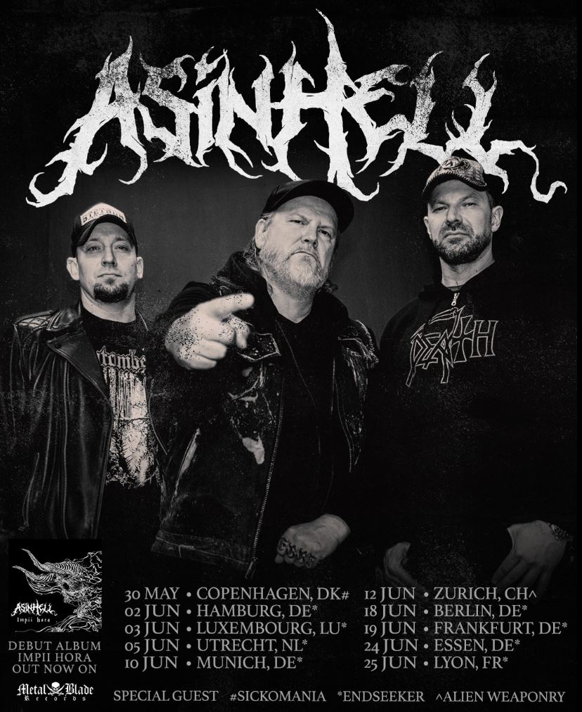 news: ASINHELL announces European summer run 2024