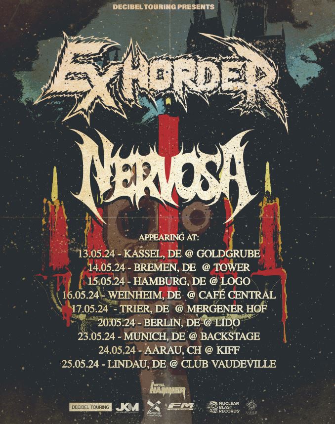 news: EXHORDER thrasht ins neue Jahr mit einem neuen Album und Tour; Support: Nervosa