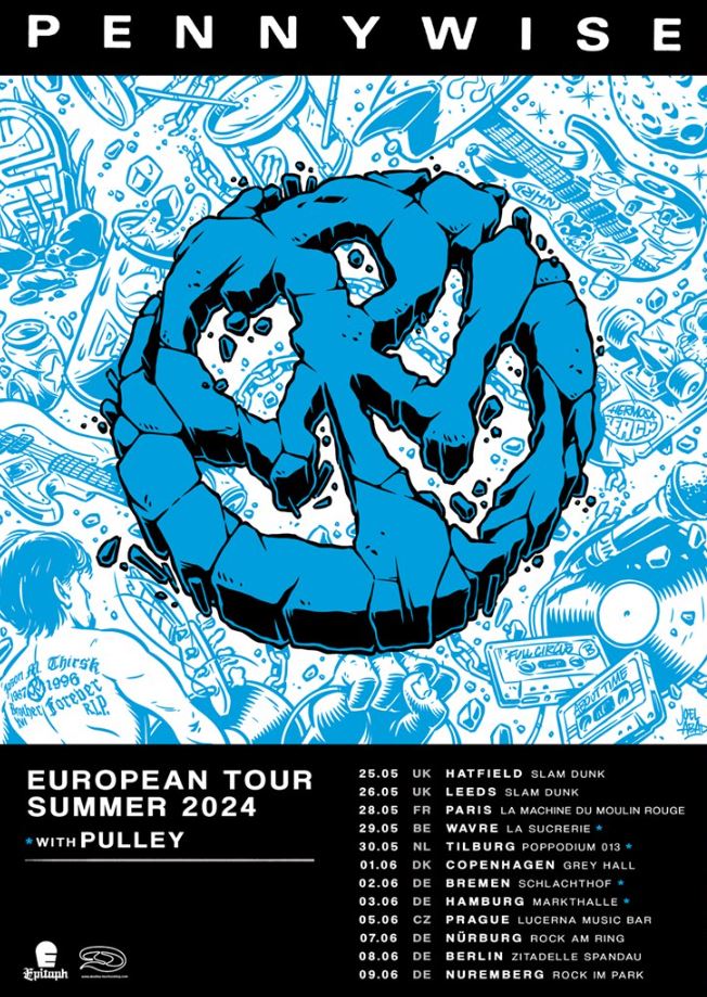 news Pennywise European Tour Summer2024 METALGLORY Magazine