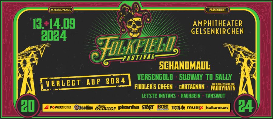 news: FOLKFIELD FESTIVAL 2024 // Line Up vollständig// Sänger Thomas Lindner kehrt zurück an Bord