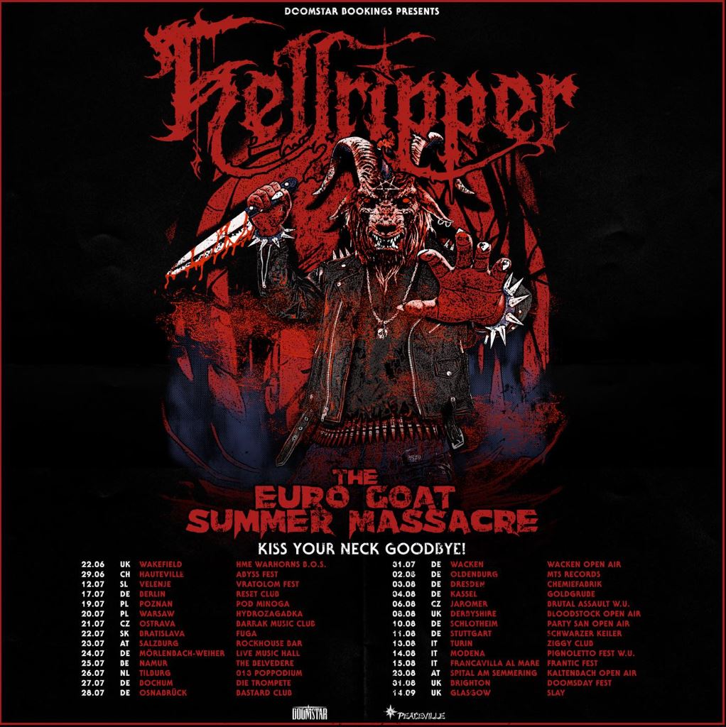 news Hellripper announces his “Euro Goat Summer Massacre” Tour 2024