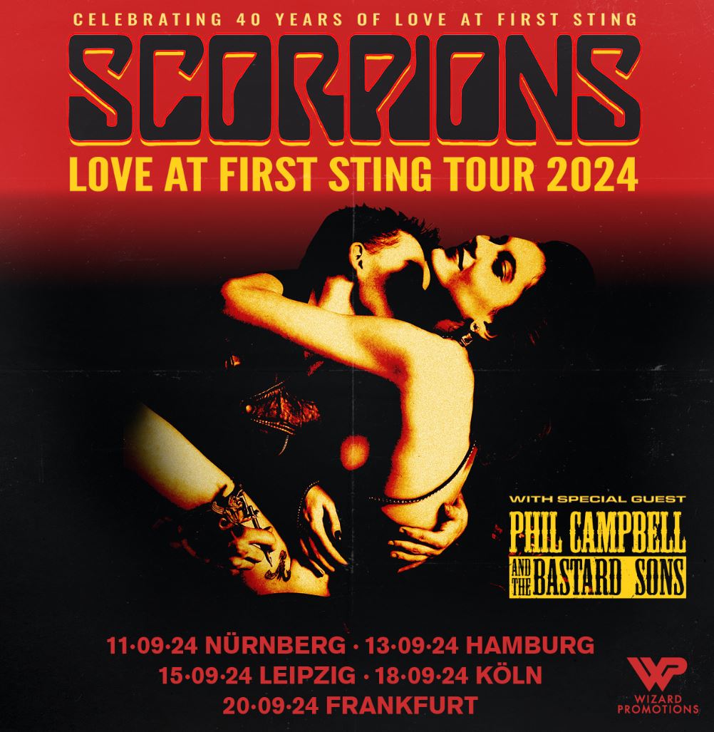news: Die SCORPIONS gehen 2024 auf große „Love At First Sting“-Tour!