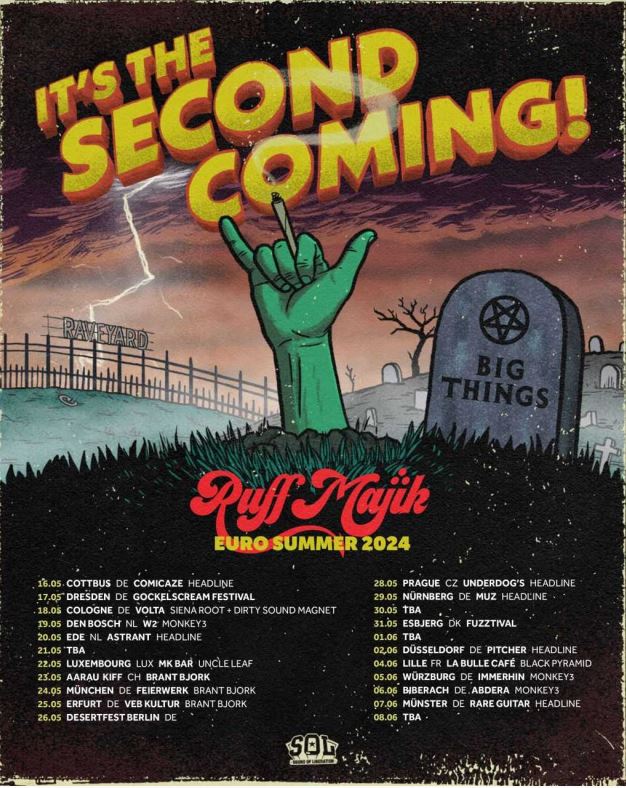 news: RUFF MAJIK Announces New Studio Album „Moth Eater“, Summer EU-Tour 2024