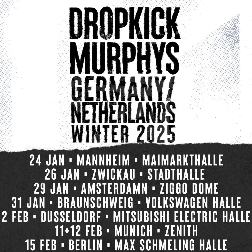 news Dropkick Murphys kündigen Deutschlandtermine für 2025 an