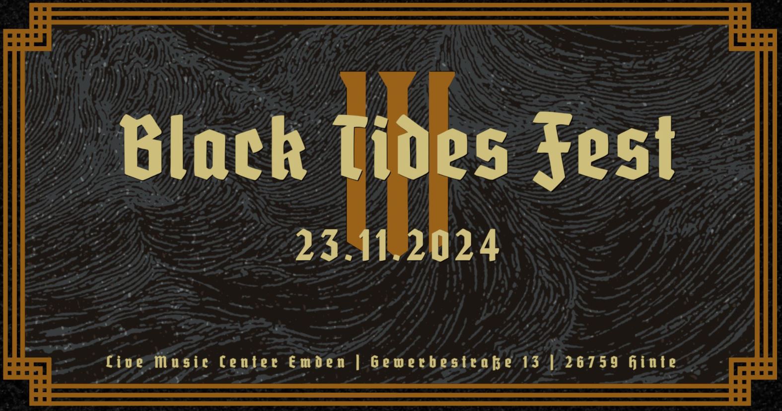 news: Black Tides Fest III am 23.11. in Emden mit The Ruins Of Beverast, Phantom Winter, Friisk & Haeresis