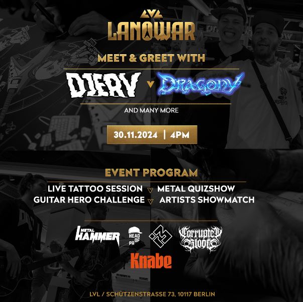 news: LANOWAR – Heavy Metal trifft auf LAN-Party am 30.11.24 in Berlin