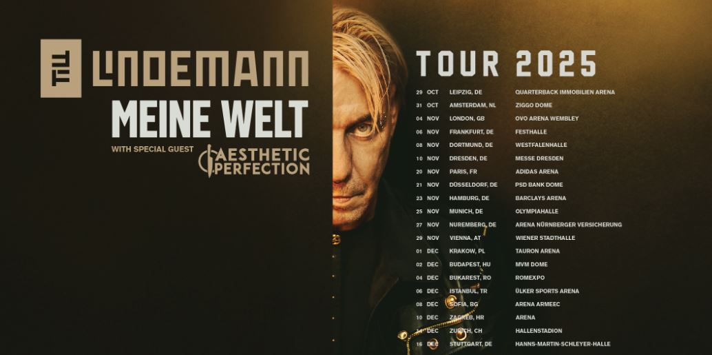 news Till Lindemann „Meine Welt“ Tour 2025 METALGLORY Magazine