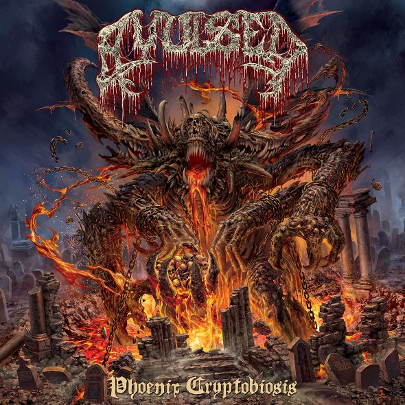 news: AVULSED reveal cover art & title for new album „Phoenix Cryptobiosis“