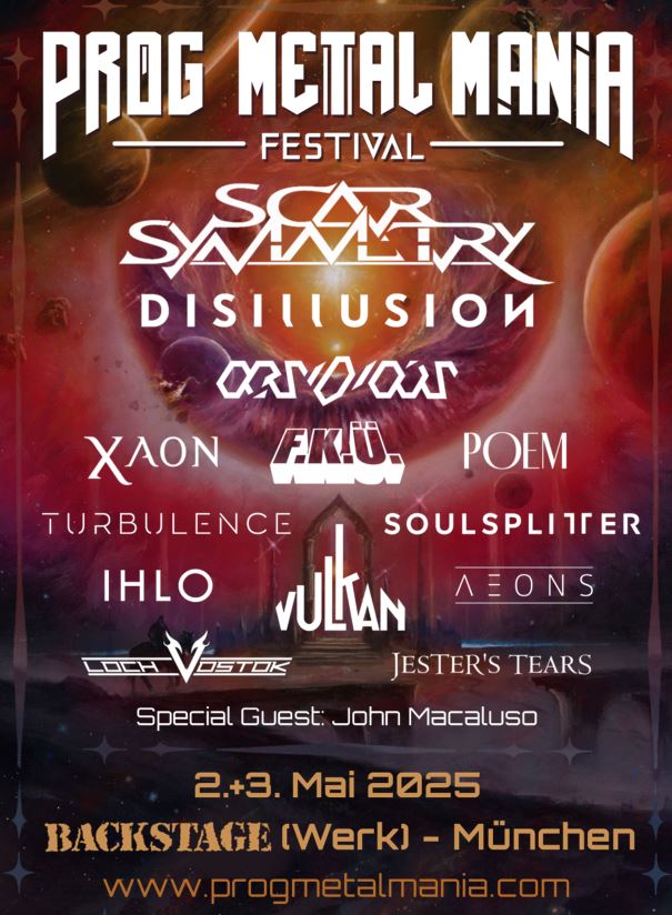 news: Das PROG METAL MANIA Festival feiert am 2. & 3. Mai 2025 sein Debut im Münchner Backstage