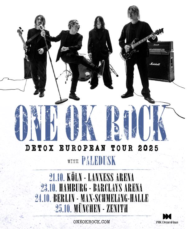 news: ONE OK ROCK kündigen Europa-Tour 2025 an