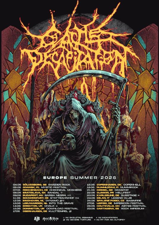 news: Cattle Decapitation announces European Summer Tour 2025