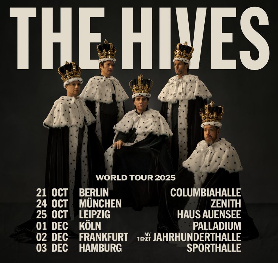 news: The Hives gehen im Oktober auf Tour 2025