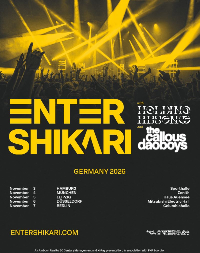 news. Enter Shikari im November 2026 in Deutschland