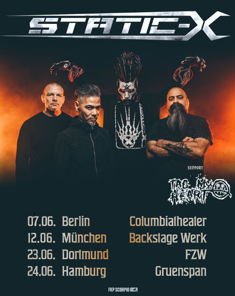 news. Static-X im Sommer 2026 in Deutschland